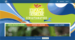 Desktop Screenshot of espace-hermeline.com